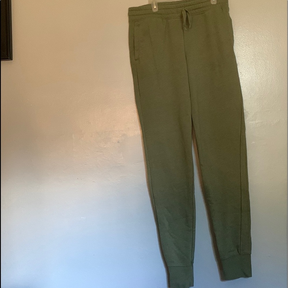 Green comfy sweatpants - XXL